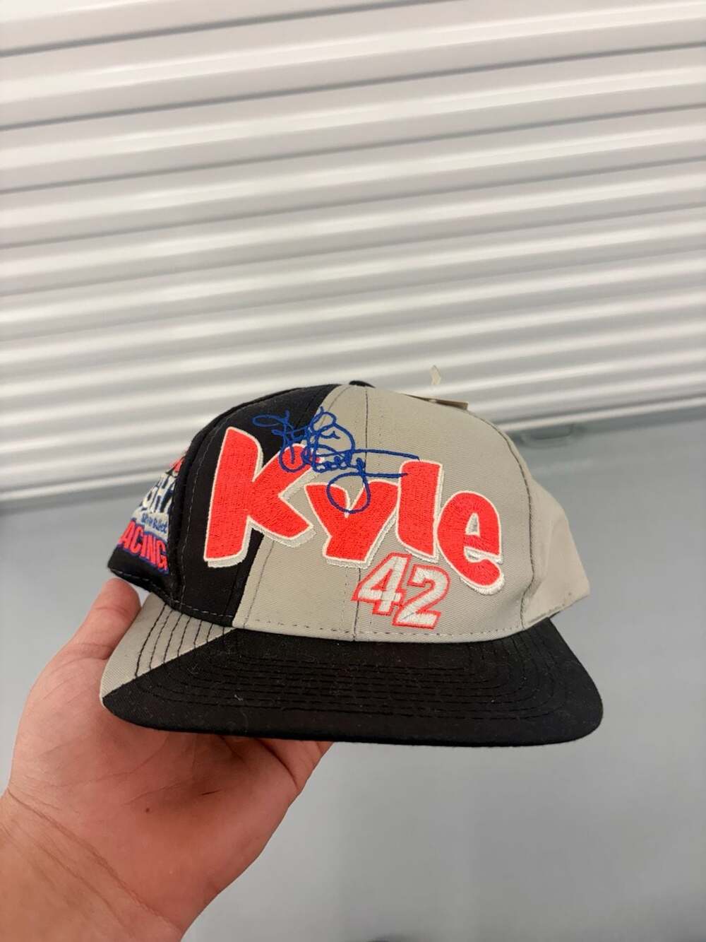 Vintage AJD Kyle Petty 42 Coors Light Silver Bullet Racing Snapback Hat